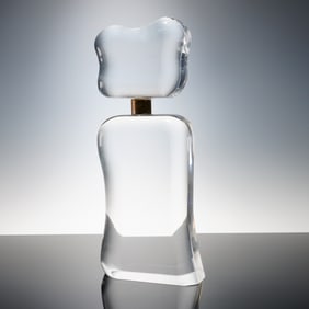 B. Rich Lucite Sculpture, Compact Bottle Form