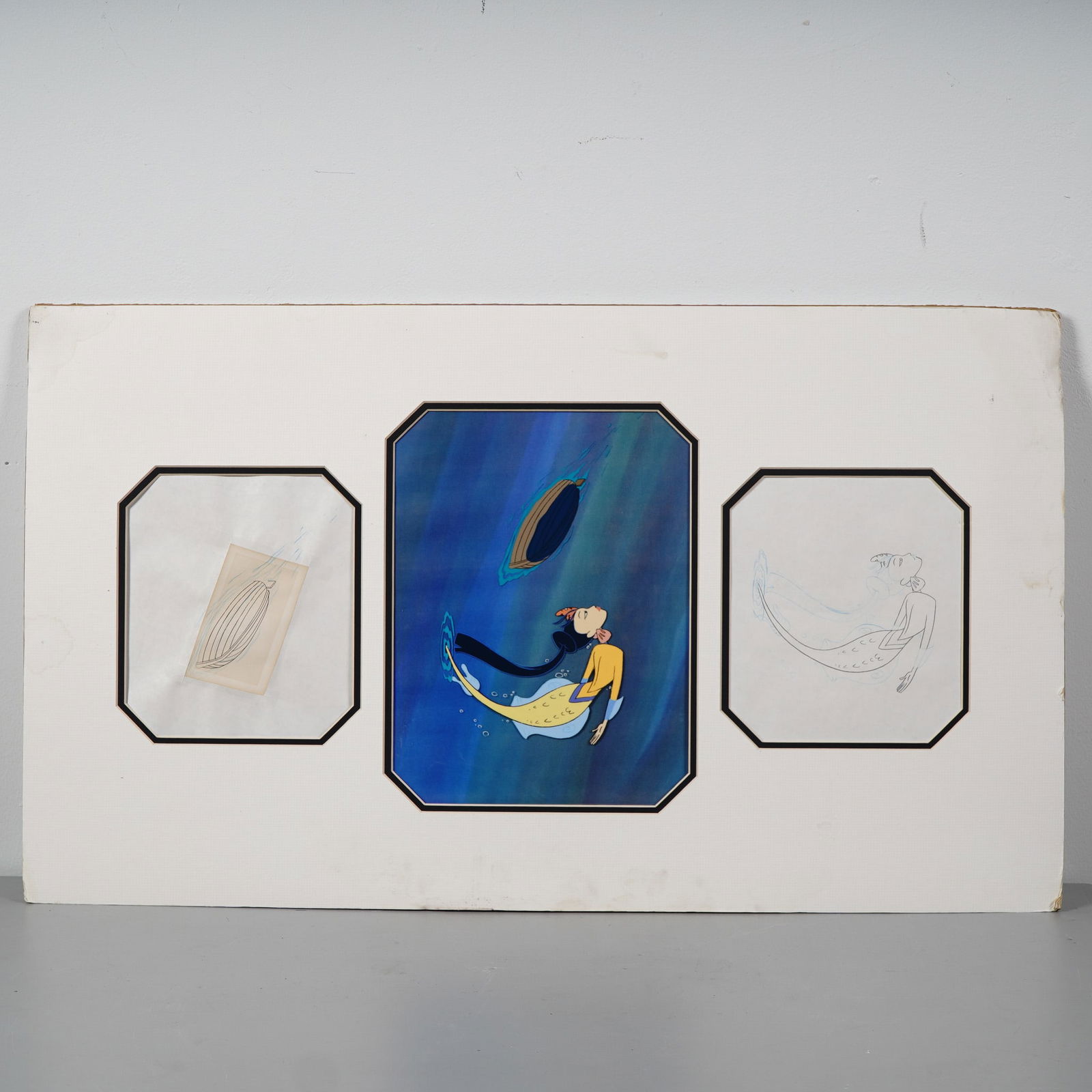 Original Production Cel and Sketches, Happily Ever After The Little Mermaid (1 of 5)