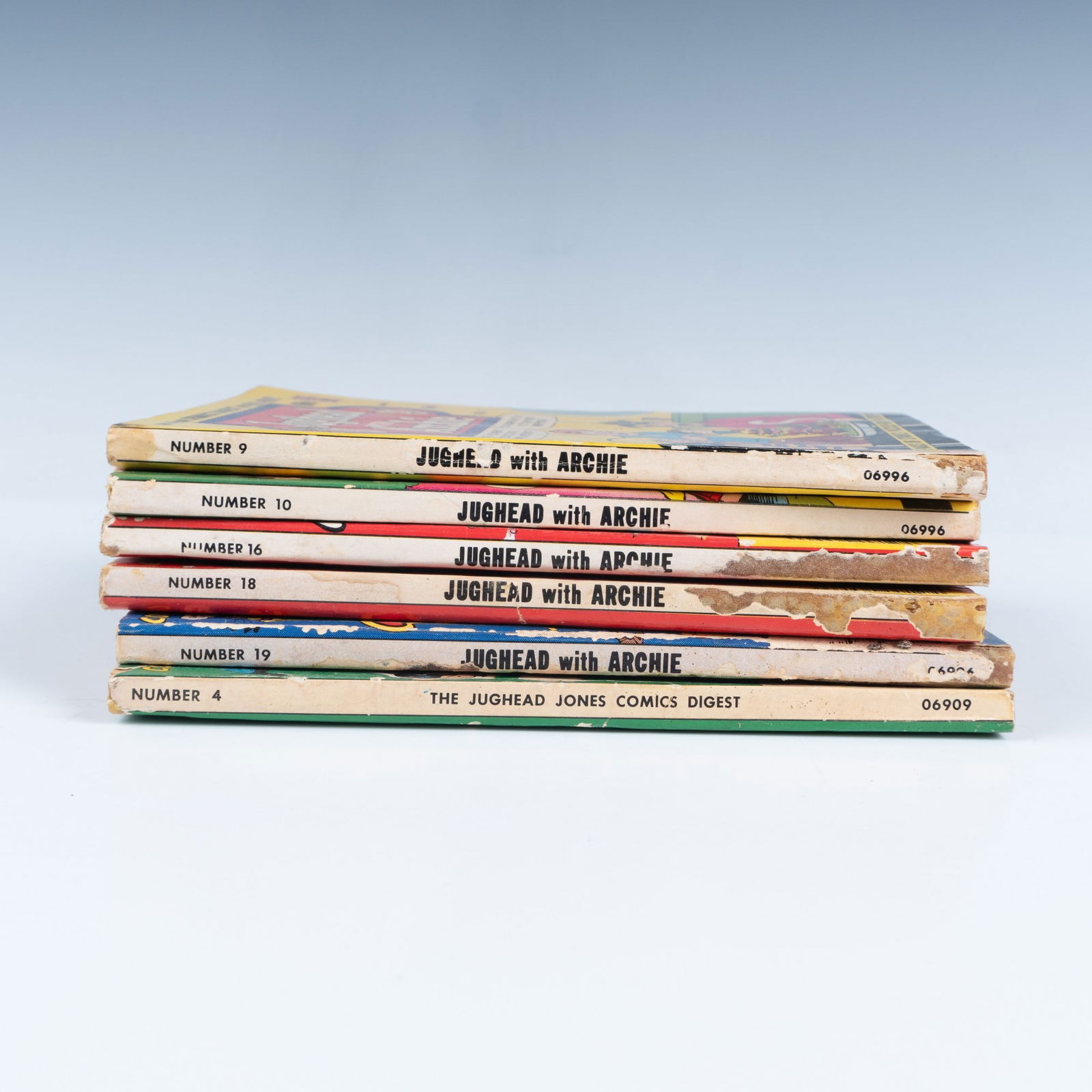 6pc Vintage 1970s Jughead With Archie Comics Digest 9-19 (1 of 4)