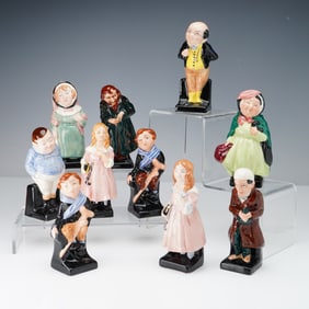 10pc Royal Doulton Dickens Character Figurines
