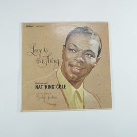 Nat King Cole Vinyl Record, Love Is The Thing
