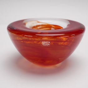 Kosta Boda Art Glass Votive Candle Holder, Atoll