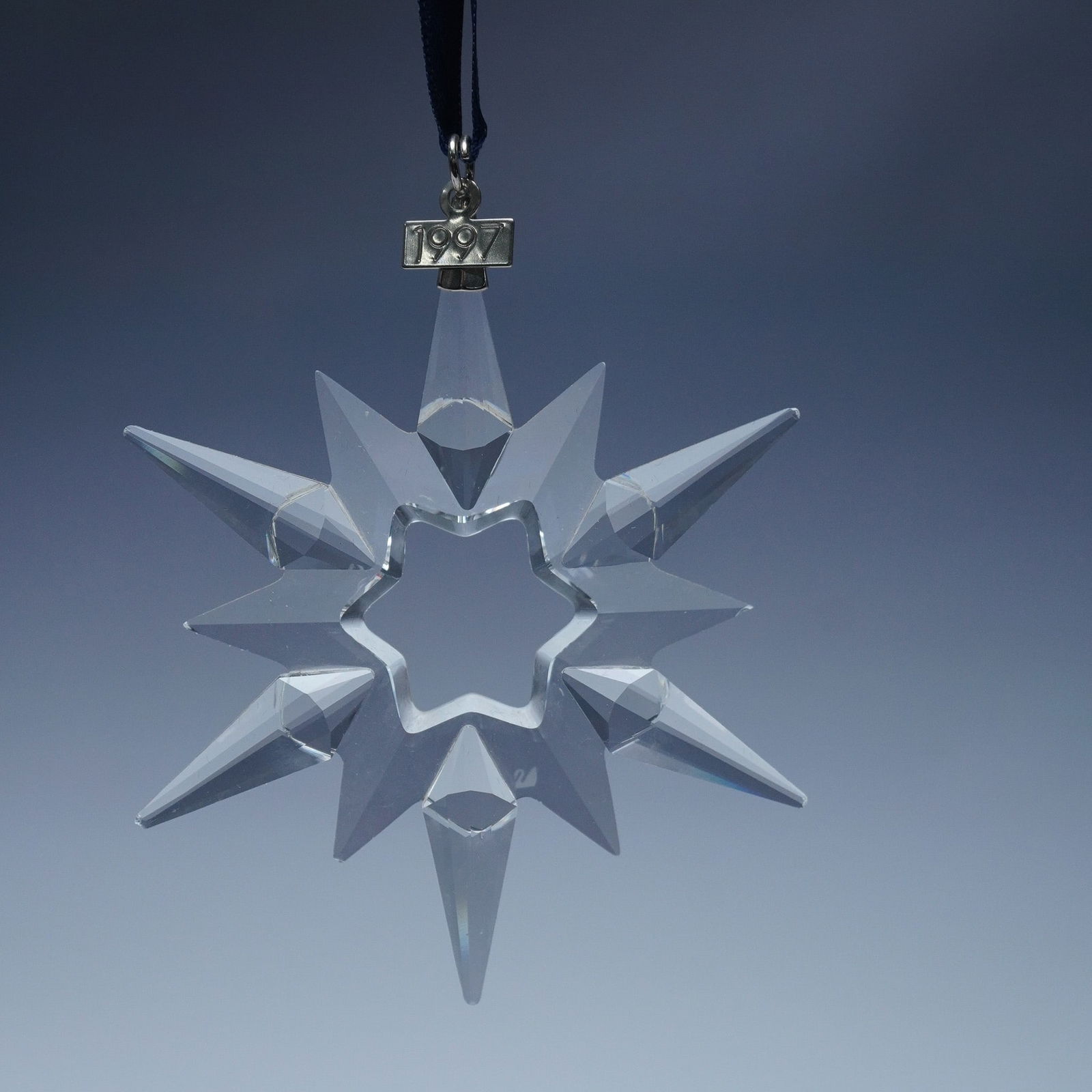 Collection Of 21 Baccarat Crystal Annual Christmas Ornaments
