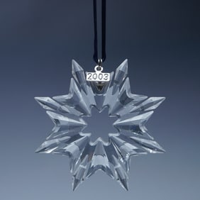 Swarovski Crystal 2003 Christmas Ornament