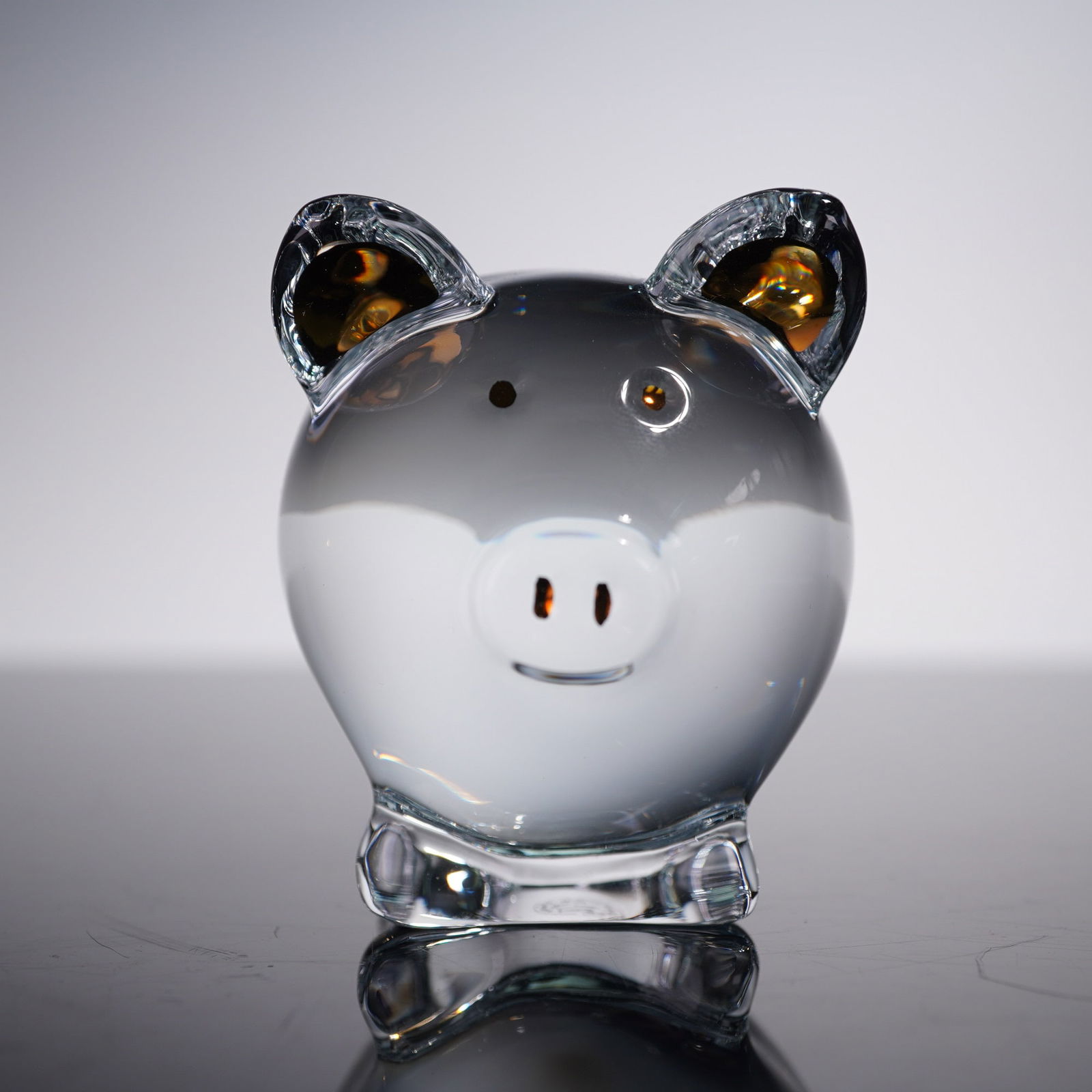 Baccarat Crystal Pig Figurine (1 of 4)