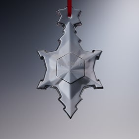 Baccarat Crystal Noel 2017 Star Snowflake Ornament