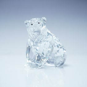 Swarovski Silver Crystal Figurine Grizzly Bear