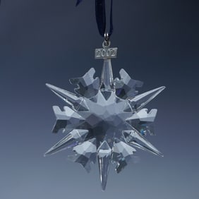 Swarovski Crystal 2002 Christmas Ornament