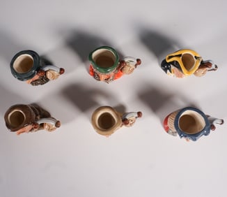 7pc Royal Doulton Explorer Tinies Collection Jugs with Stand