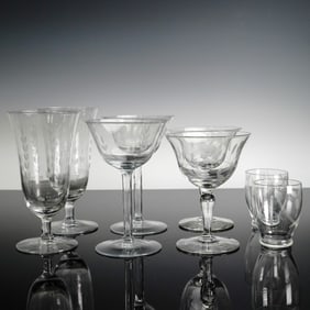 8pc Libbey Glass Company Glass Ware