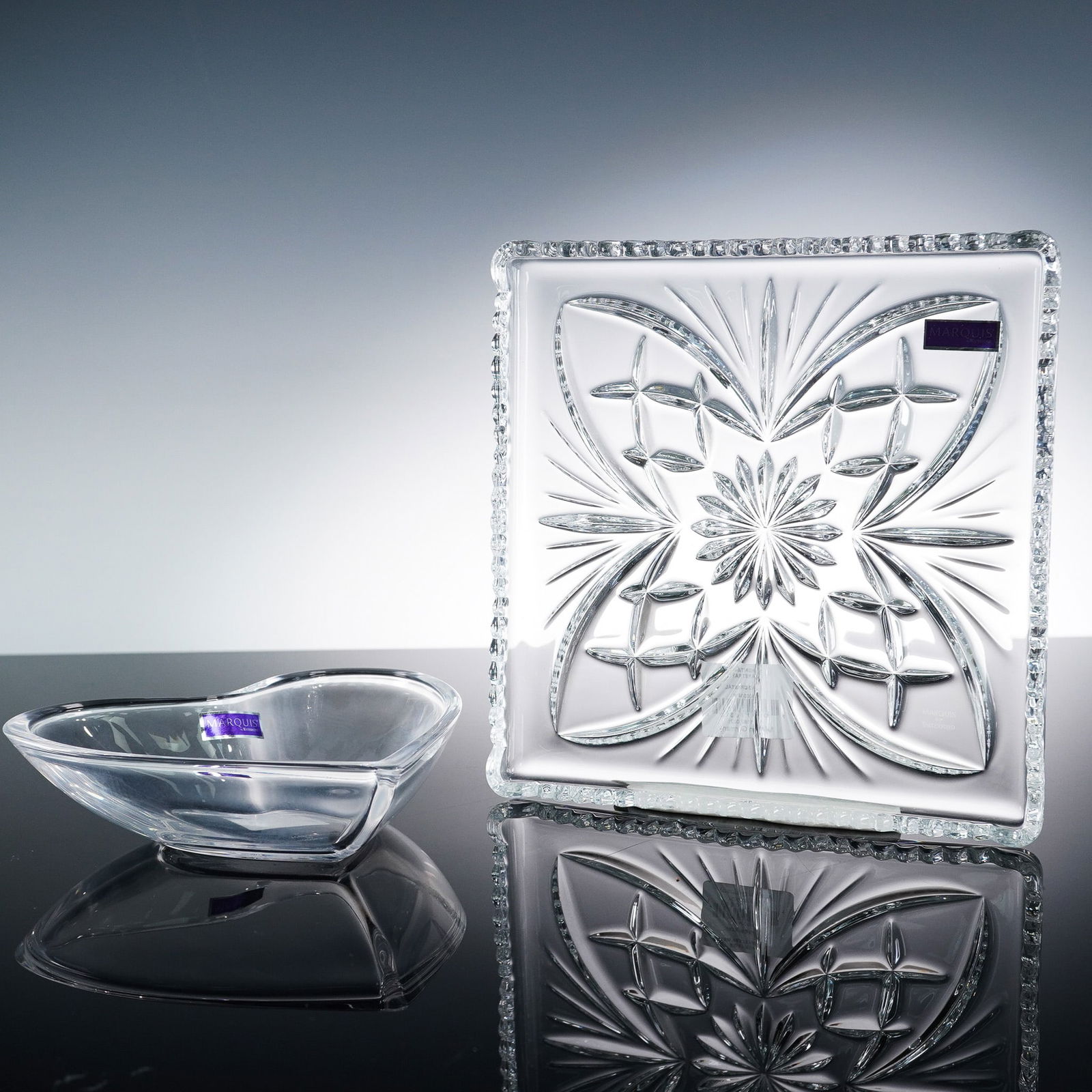2pc Marquis by Waterford Crystal Decorative Dishes (1 of 6)