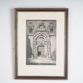 Albany E. Howarth (Aft.) Etching on Paper, Santa Cruz, Toledo
