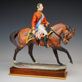 Royal Worcester Porcelain "Duke of Wellington" Sculpture
