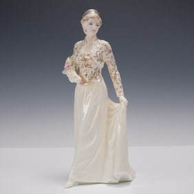 Coalport Bone China Figurine, Diana The Jewel In The Crown