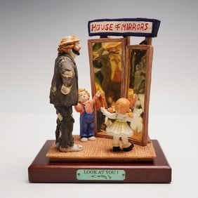 Flambro Emmett Kelly Jr. Figurine, Look at You!