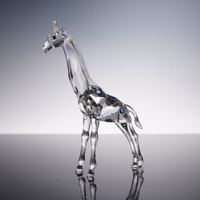 Swarovski Crystal Figurine, Baby Giraffe