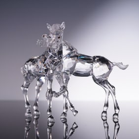 Swarovski Crystal Figurine, Foals
