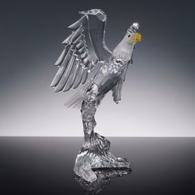 Swarovski Crystal Eagle Figurine with Box