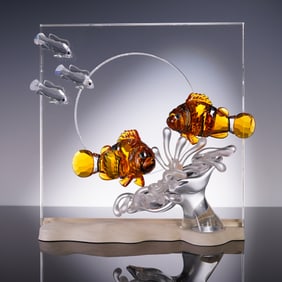Swarovski Crystal Wonders of the Sea AE Harmony Sculpture, Color