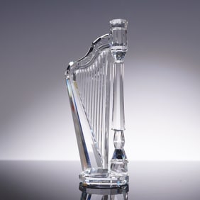 Swarovski Crystal Figurine, Harp 169245