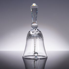 Swarovski Silver Crystal Figurine, Medium Table Bell, 013918