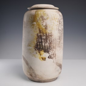 G. Van Spyker Studio Pottery Lidded Vessel