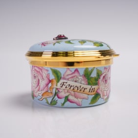 Halcyon Days Enamels Keepsake Box, Diana Princess of Wales Memorial Edition