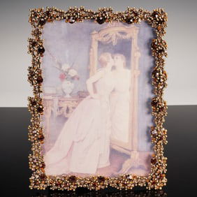 Rucinni Bejeweled Picture Frame with Box