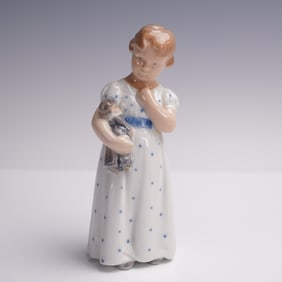 Royal Copenhagen Figurine, Girl with a Doll, 3539