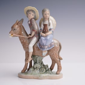 Lladro Porcelain Figurine, Ride in the Country, 5354