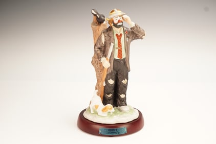 Flambro Emmett Kelly Jr. Figurine, Hunter 9601