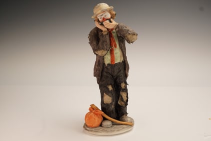 Flambro Emmett Kelly Jr. Figurine, Toothache 9845