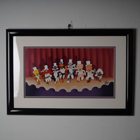 Friz Freleng Signed Warner Bros. Hand-Painted Looney Tunes Animation Cel