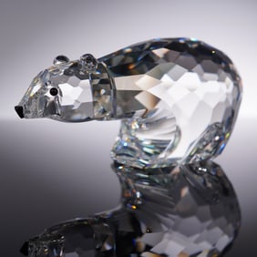 Swarovski Crystal Figurine, Polar Bear