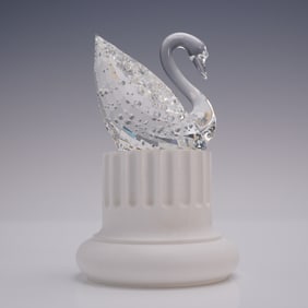 Swarovski Crystal 100th Anniversary Swan with Box and Stand