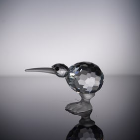 Swarovski Silver Crystal Figurine, Kiwi, 160797