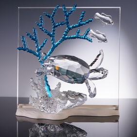 Swarovski Crystal Wonders of the Sea AE Eternity Sculpture, Color