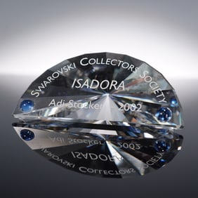 Swarovski Crystal Plaque, 2002 Annual Edition Isadora