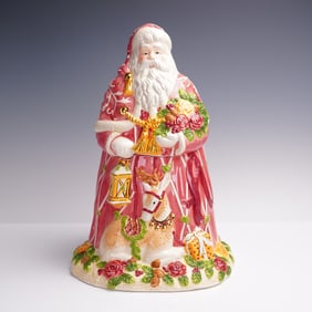 Royal Albert Ceramic Santa Cookie Jar With Box