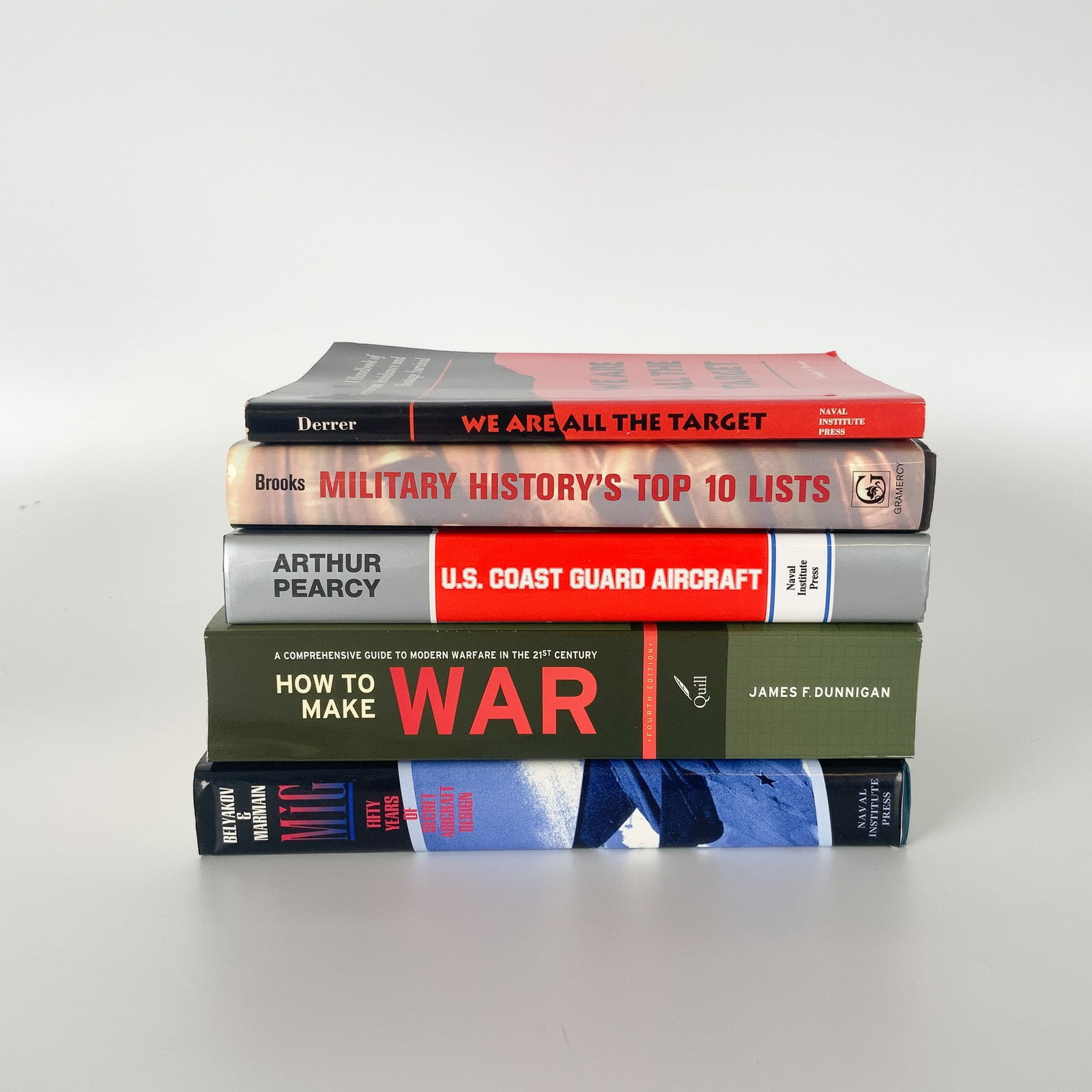 Set of 5 Military and Warfare Books (1 of 4)
