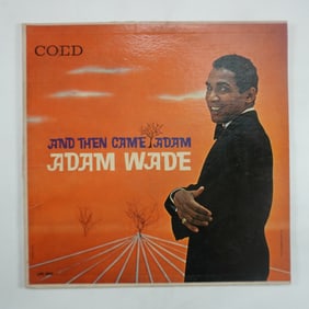 Adam Wade - And Then Came Adam LP, Coed Records