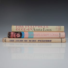 3pc Hollywood Silent Era Film Books