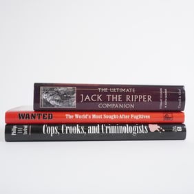 3pc Collection of Books on Criminals