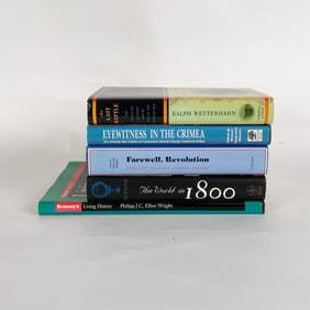 5pc Historical Books on War, Revolution, and Global Change