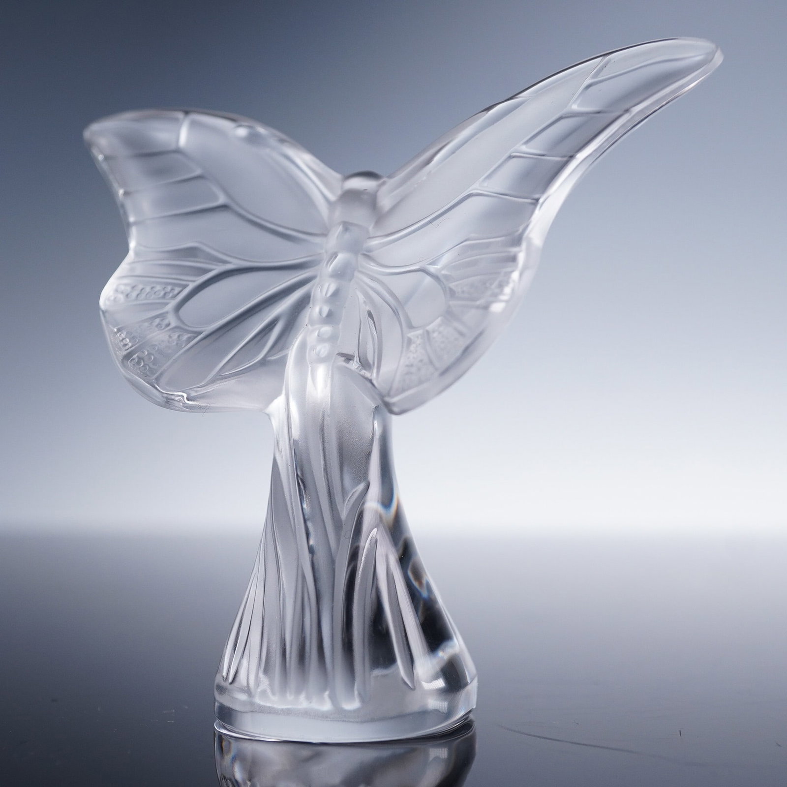 Lalique Crystal Clear Figurine, Butterfly Rosee (1 of 6)