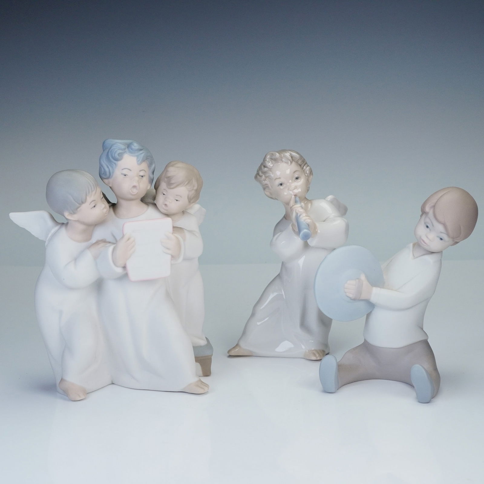 3pc Lladro Porcelain Angel Figurine Grouping (1 of 8)