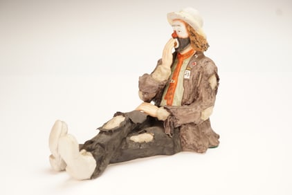 Flambro Emmett Kelly Jr. Figurine, Bedtime 9830