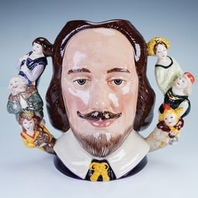 Royal Doulton Double Handled Character Jug, Shakespeare D6933
