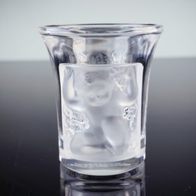 Lalique Crystal Shot Glass, Enfant
