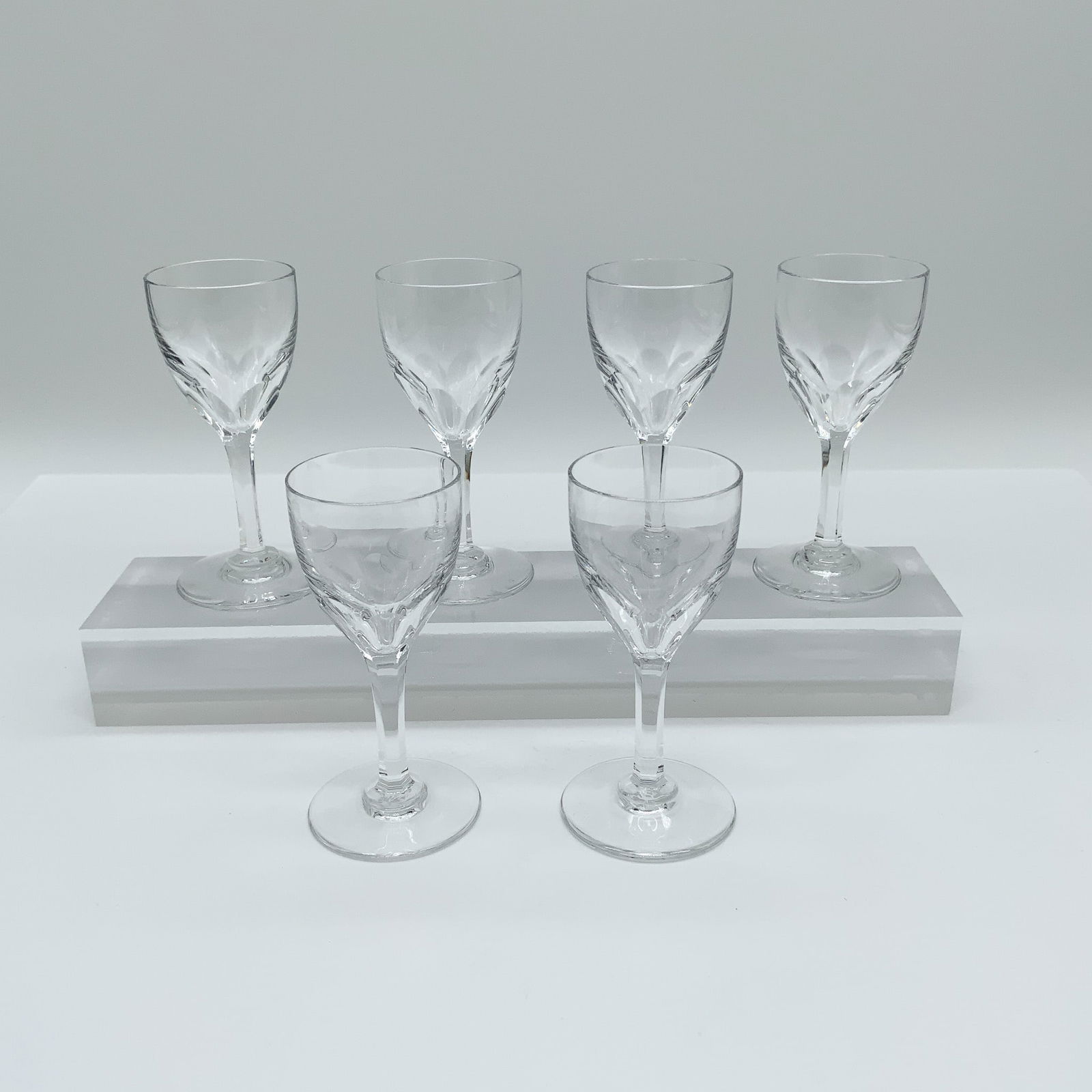 6pc Baccarat Crystal Cordial Glasses, Genova (1 of 4)